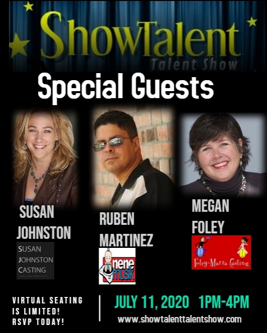 11 July Talent Show Special Guests